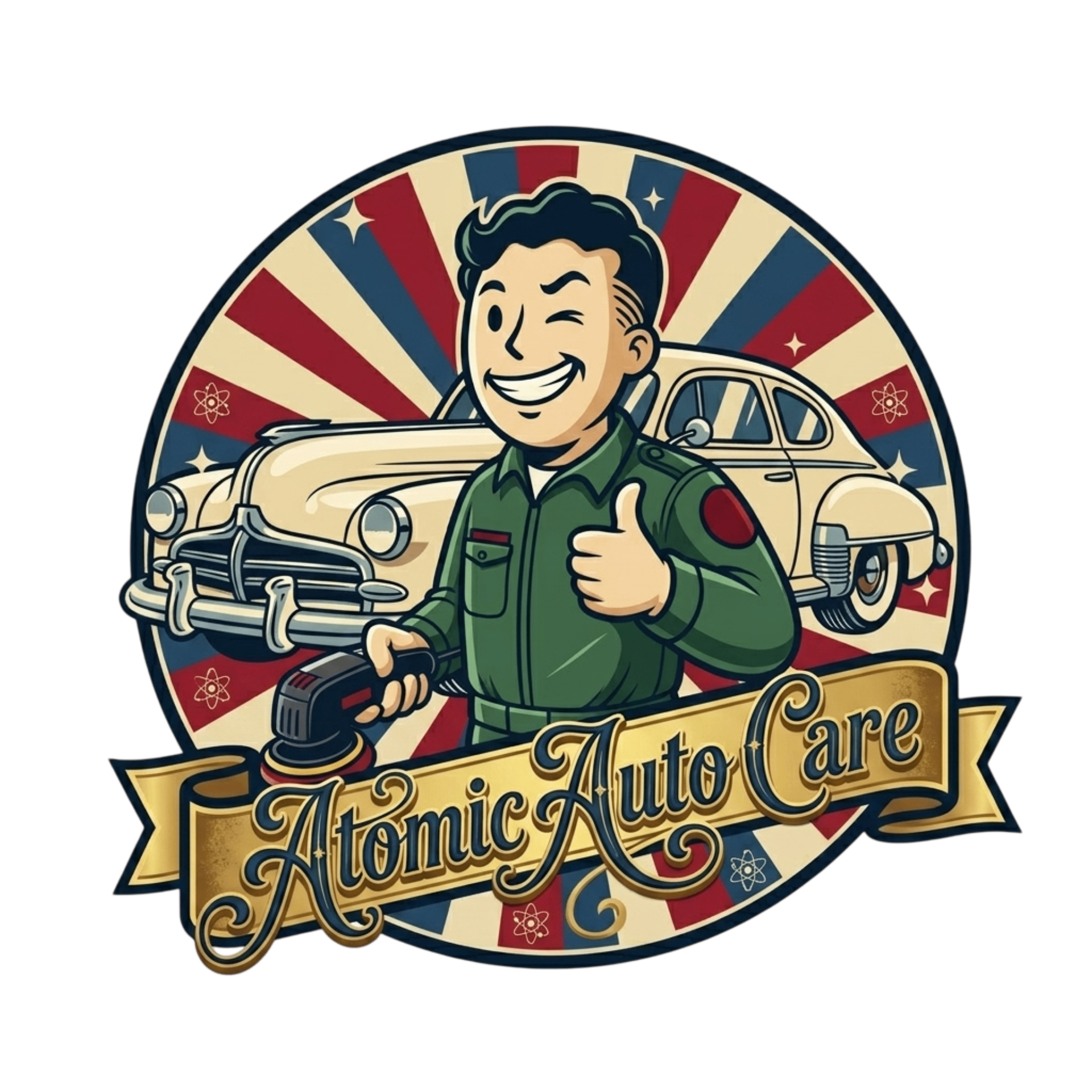Atomic Auto Care seal